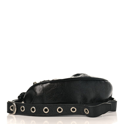 Balenciaga Agneau Arena Le Cagole Shoulder Bag XS Black 4 of 8