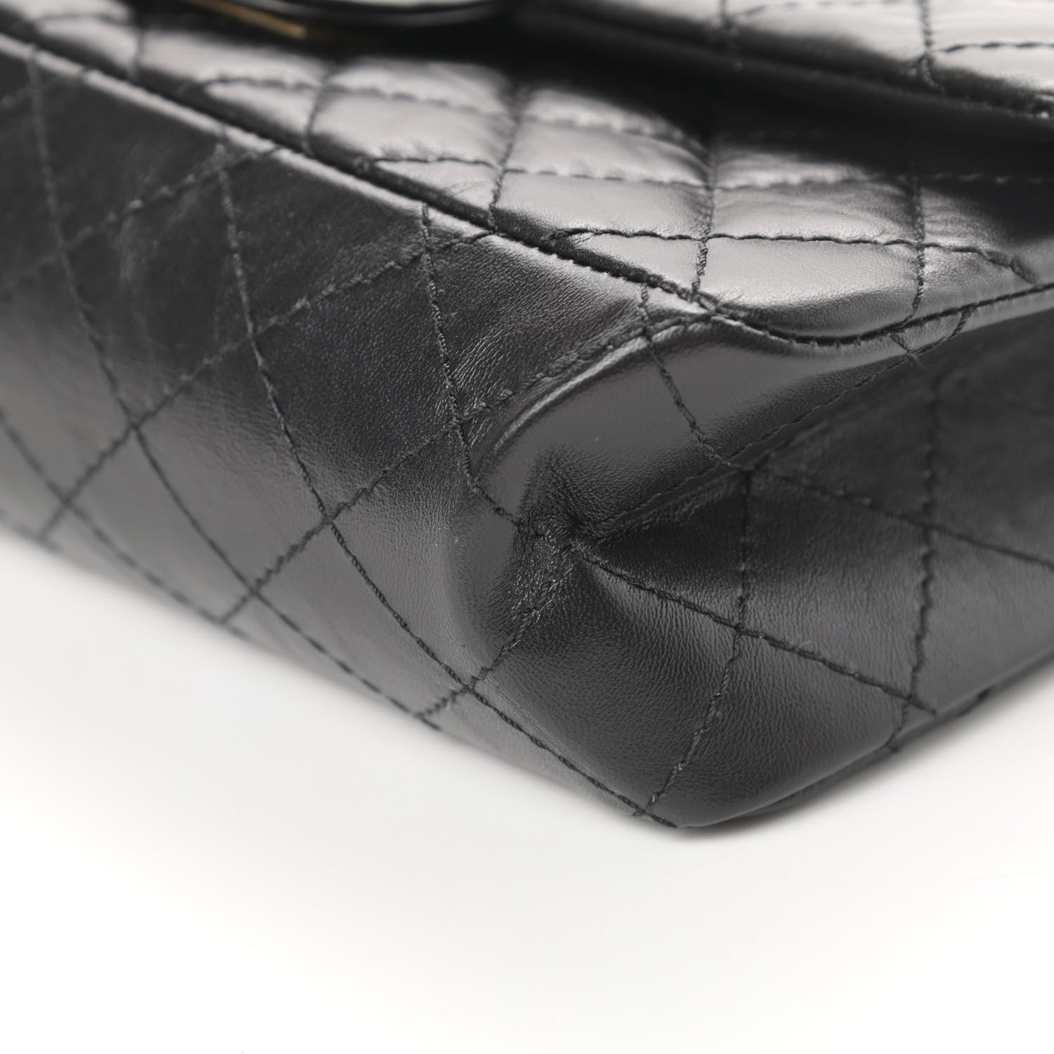 Chanel Aged Calfskin Quilted 2.55 Reissue 225 Flap Black 13 of 16