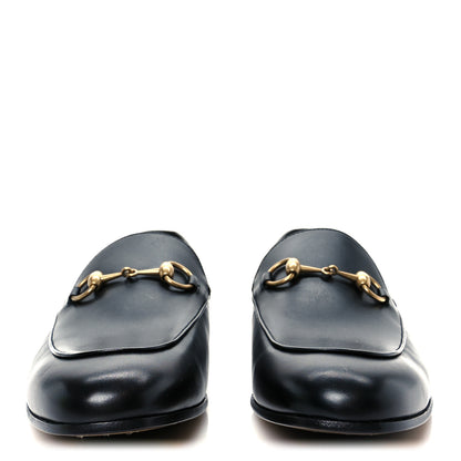 Gucci Betis Glamour Calfskin Horsebit Mens Jordaan Loafers 9.5 Black 6 of 22