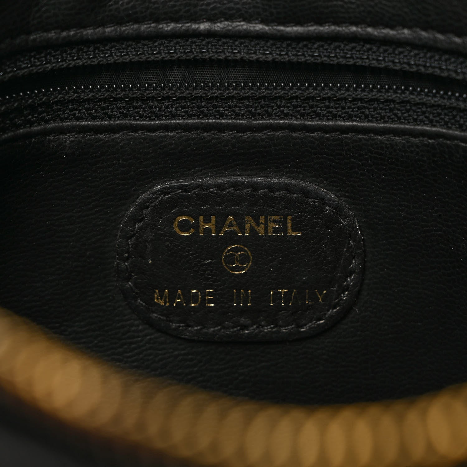 Chanel Patent Timeless CC Cosmetic Pouch Black 6 of 8