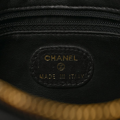 Chanel Patent Timeless CC Cosmetic Pouch Black 6 of 8