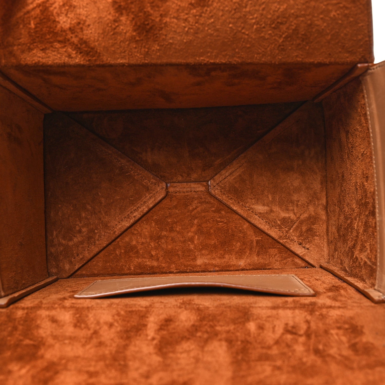 Saint Laurent Calfskin Monogram Take Away Box Dusty Vintage Brown Gold 5 of 11