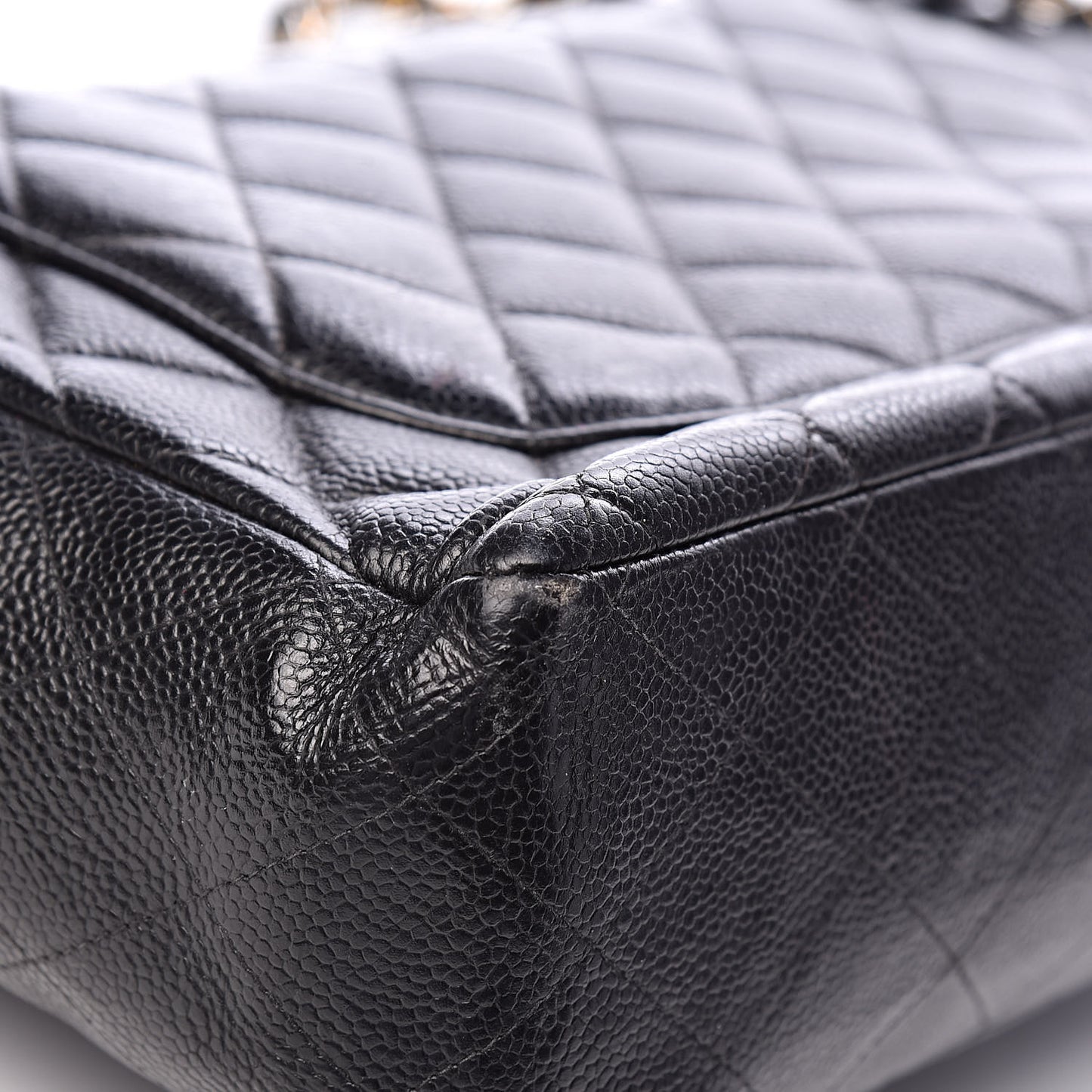 Caviar Quilted Jumbo Single Flap Black