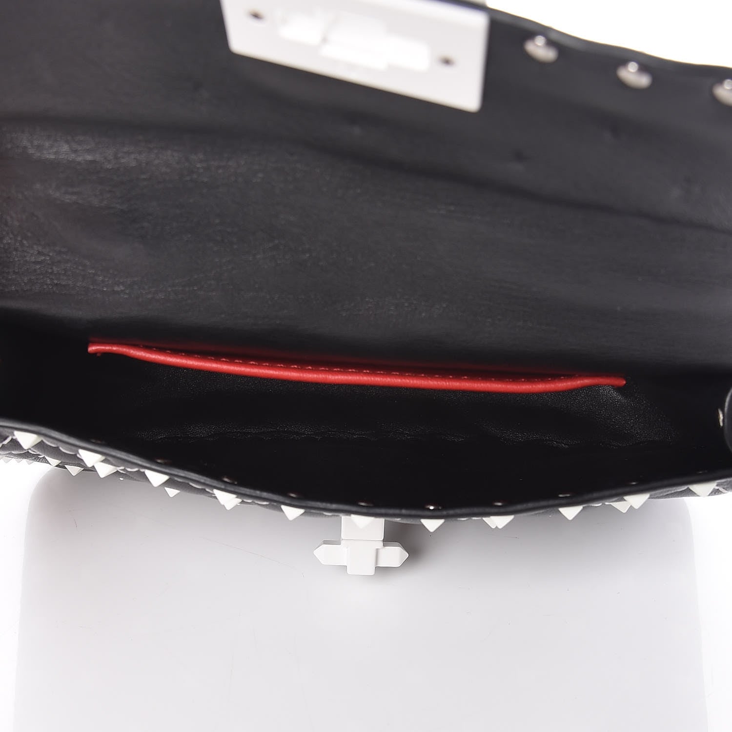 Valentino Garavani Lambskin Small Free Rockstud Spike Shoulder Bag Black 7 of 11
