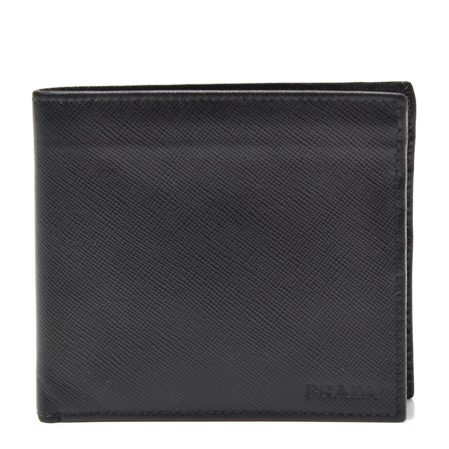 Saffiano Bi-Fold Wallet Black