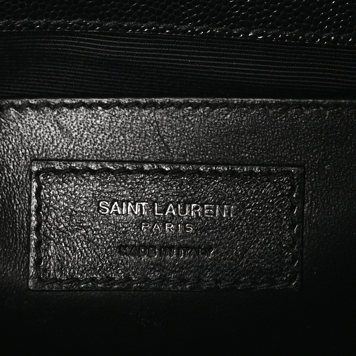 Saint Laurent Grain De Poudre Medium Classic Monogram Monochrome Kate Satchel Black 6 of 10