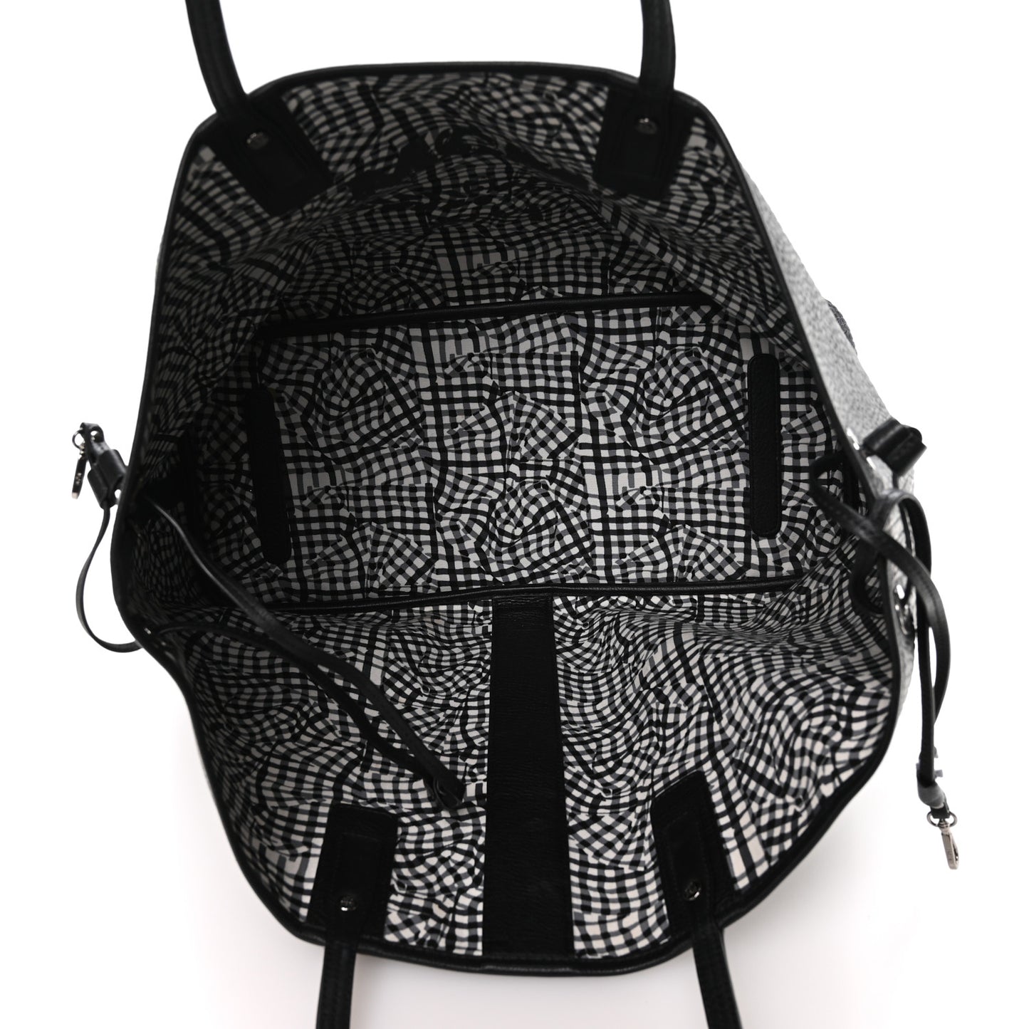 Visetos Large Liz Reversible Shopper Tote Black