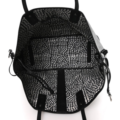 MCM Visetos Large Liz Reversible Shopper Tote Black 8 of 16