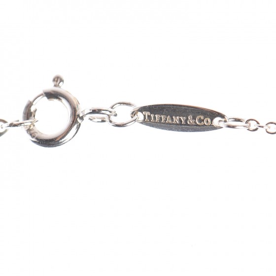 Sterling Silver Diamond .09ctw Elsa Peretti Diamonds by the Yard Three Station Necklace