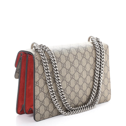 Gucci GG Supreme Monogram Small Dionysus Shoulder Bag Red 3 of 9