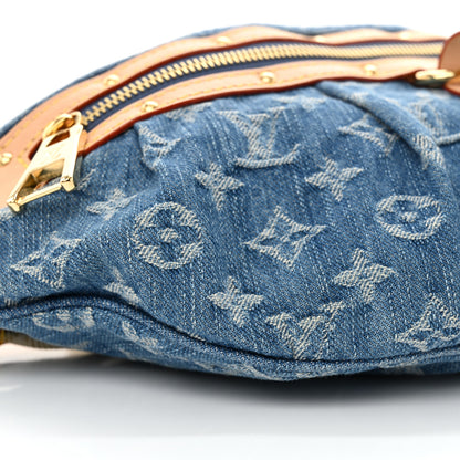 Louis Vuitton Monogram Denim High Rise Bumbag Blue 8 of 9
