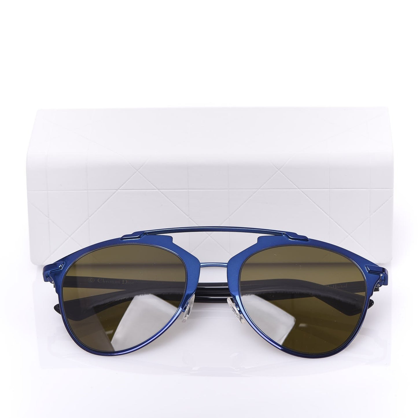 Reflected Sunglasses Blue Black
