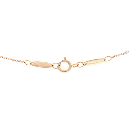 Tiffany 18K Rose Gold 7mm Elsa Peretti Open Heart Pendant Necklace 5 of 5