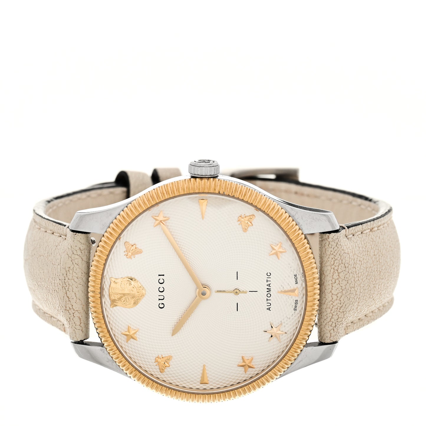 Stainless Steel Calfskin 40mm G-Timeless Charm Automatic Watch