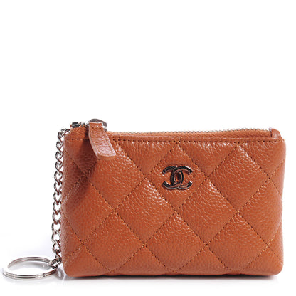 Chanel Caviar Key Holder Case Brown 1 of 8