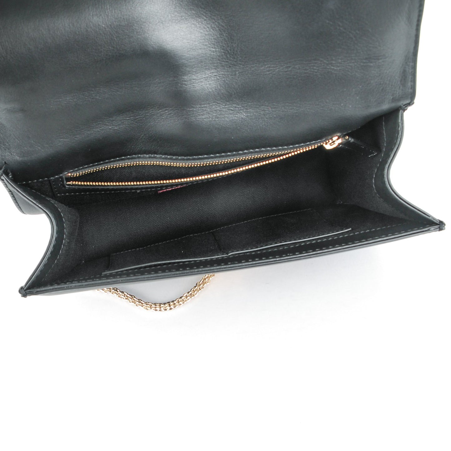Vitello Medium Glam Lock Rockstud Flap Black