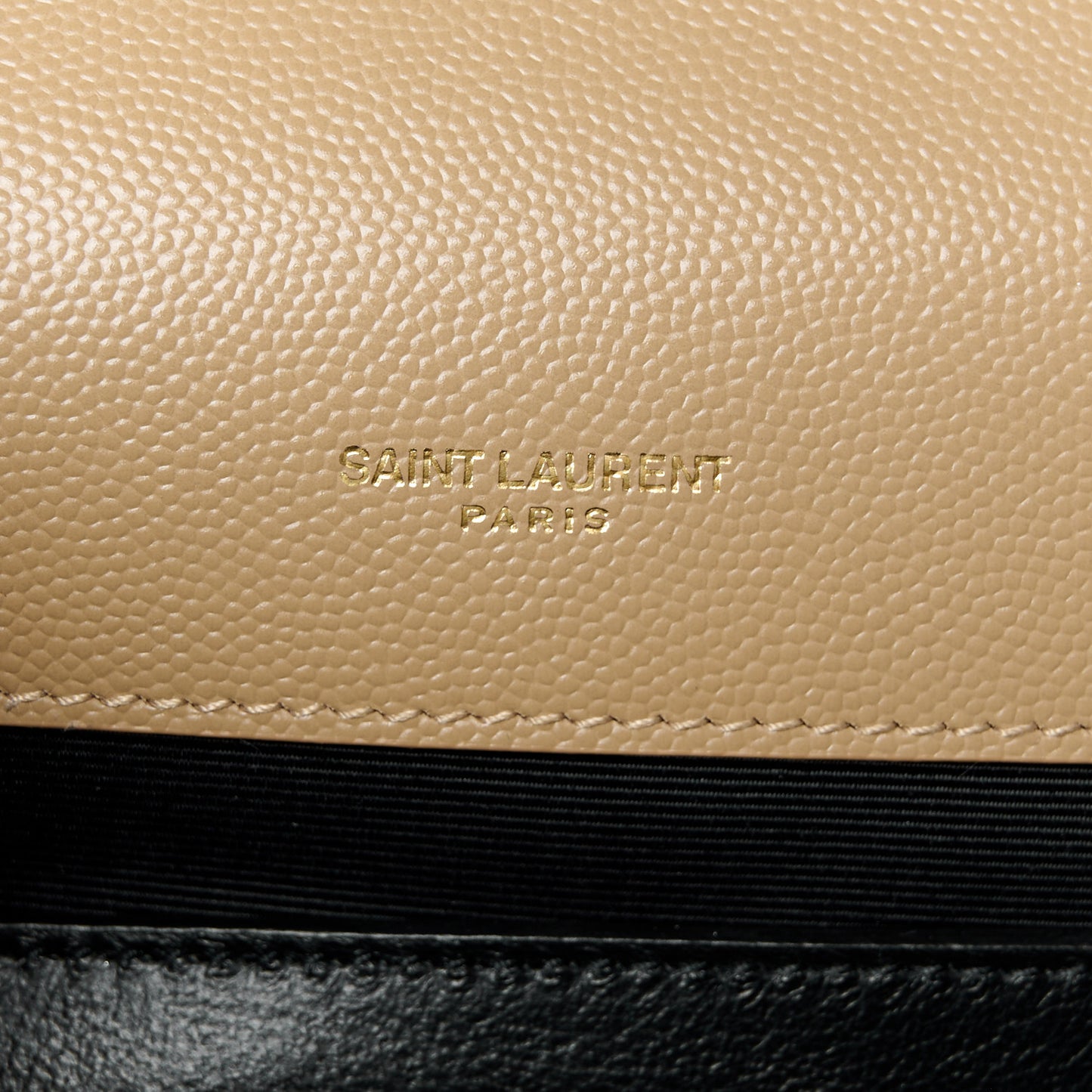 Grain De Poudre Textured Mixed Matelasse Medium Triquilt Monogram Satchel Dark Latte