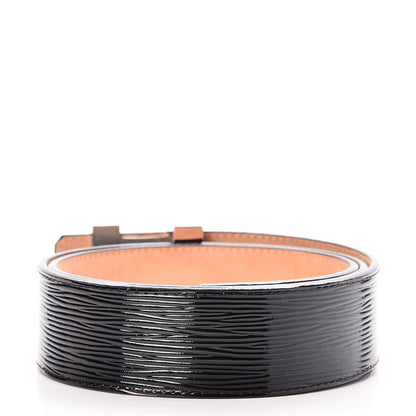 Louis Vuitton Epi Electric 40mm LV Initiales Belt 90 36 Black 3 of 8
