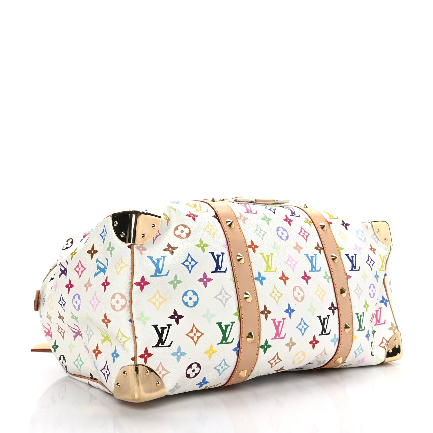 Monogram Multicolor Keepall 45 White