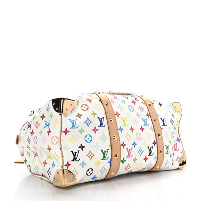 Louis Vuitton Monogram Multicolor Keepall 45 White 4 of 8