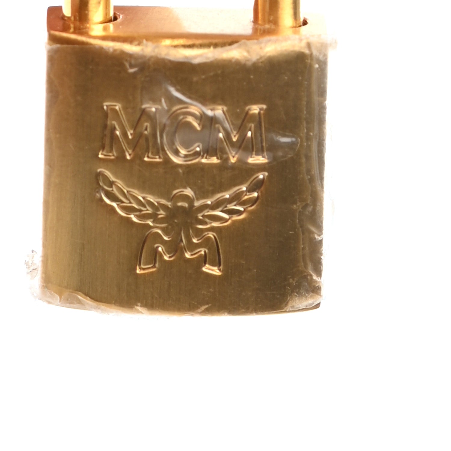 MCM Visetos Dog Key Ring Bag Charm Cognac 5 of 5