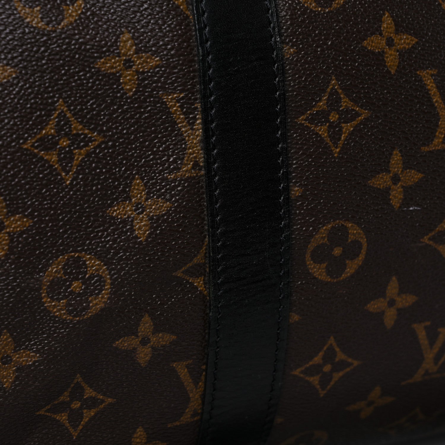 Louis Vuitton Monogram Macassar Keepall Bandouliere 55 17 of 22