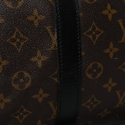 Louis Vuitton Monogram Macassar Keepall Bandouliere 55 17 of 22