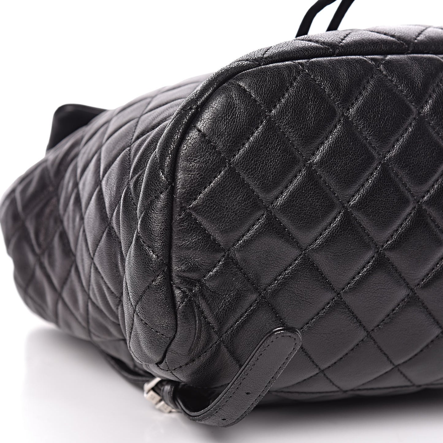 Lambskin Quilted Small Urban Spirit Backpack Black