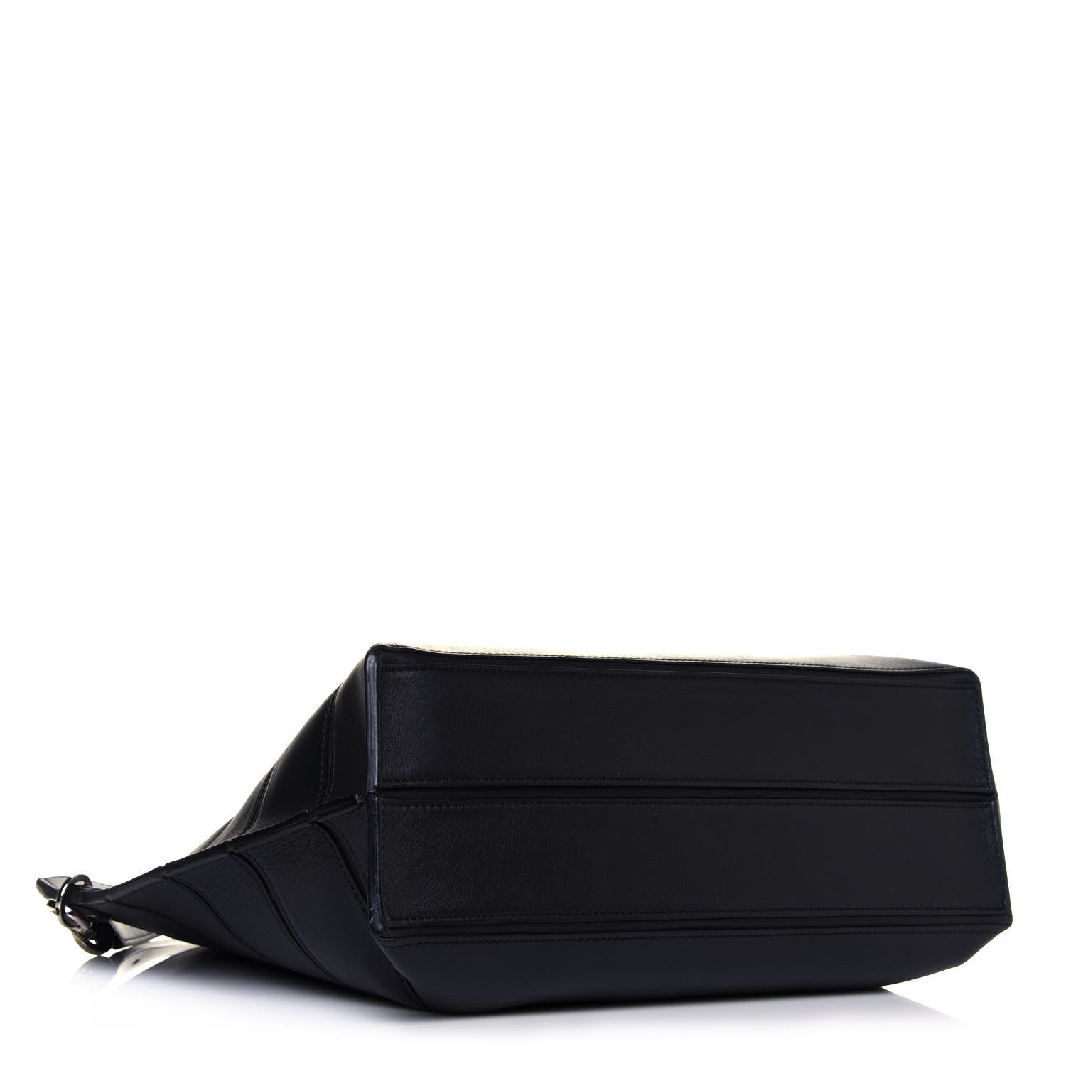 Loewe Calfskin Strip Shoulder Bag Black 5 of 11
