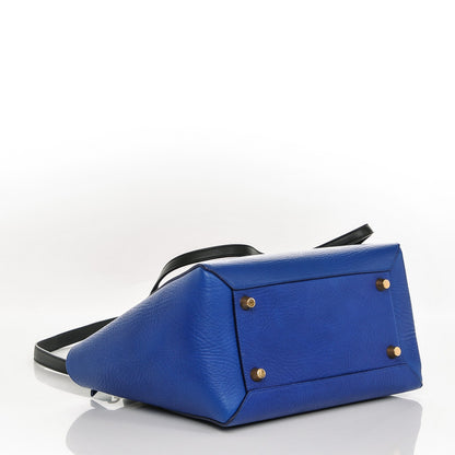 Celine Elephant Calfskin Mini Bi-Color Belt Bag Indigo 4 of 5