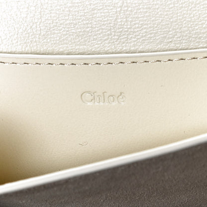 Chloe Calfskin Drew Bijou Clutch Natural White 6 of 11