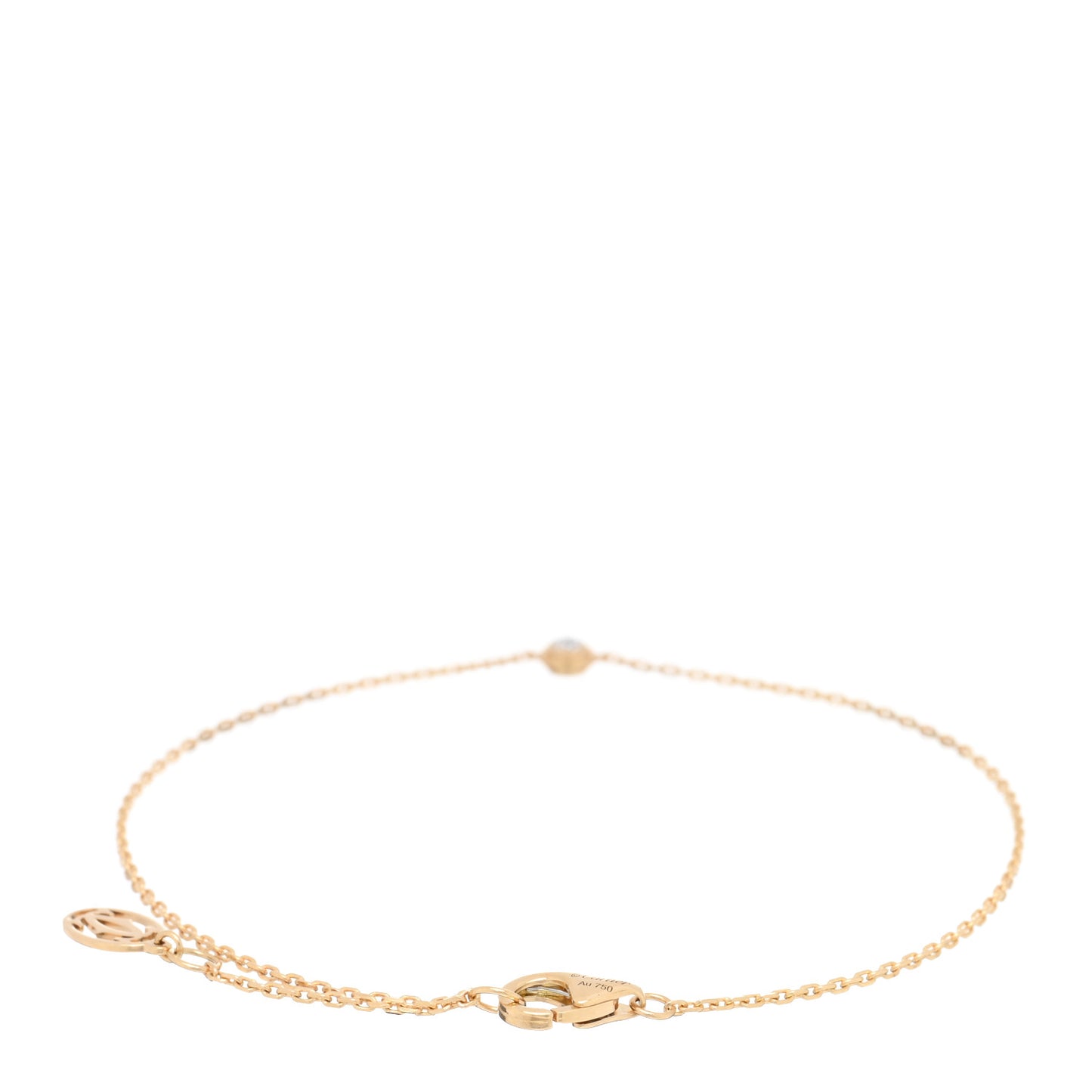 18K Yellow Gold Diamond XS D'Amour Bracelet
