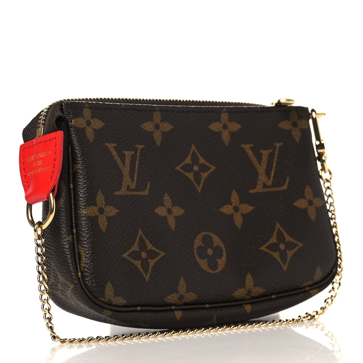 Louis Vuitton Monogram 2020 Christmas Animation Bumper Cars Mini Pochette Accessories Coquelicot 3 of 6