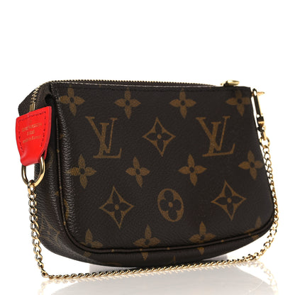 Louis Vuitton Monogram 2020 Christmas Animation Bumper Cars Mini Pochette Accessories Coquelicot 3 of 6