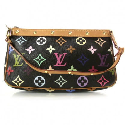 Louis Vuitton Monogram Multicolor Pochette Accessories Black 1 of 9