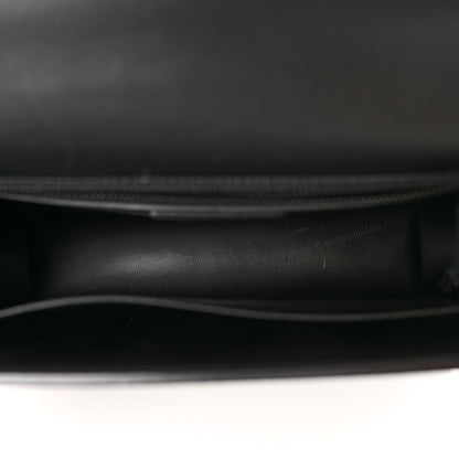 Christian Dior Ultra Matte Grained Calfskin 30 Montaigne Flap Bag Black 5 of 9
