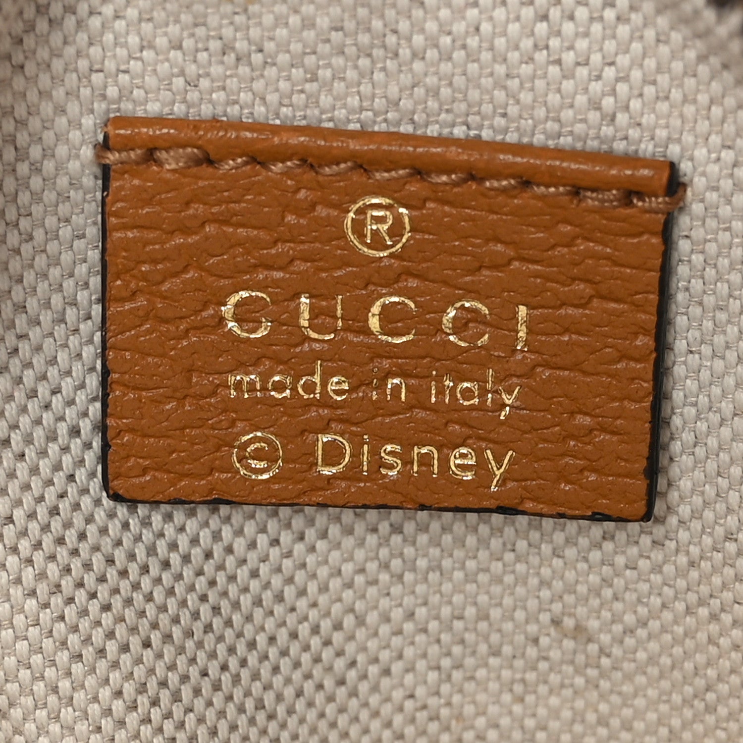 Gucci X DISNEY Mini Vintage GG Supreme Monogram Mickey Mouse Round Shoulder Bag Beige Vintage Sun Oil 7 of 10