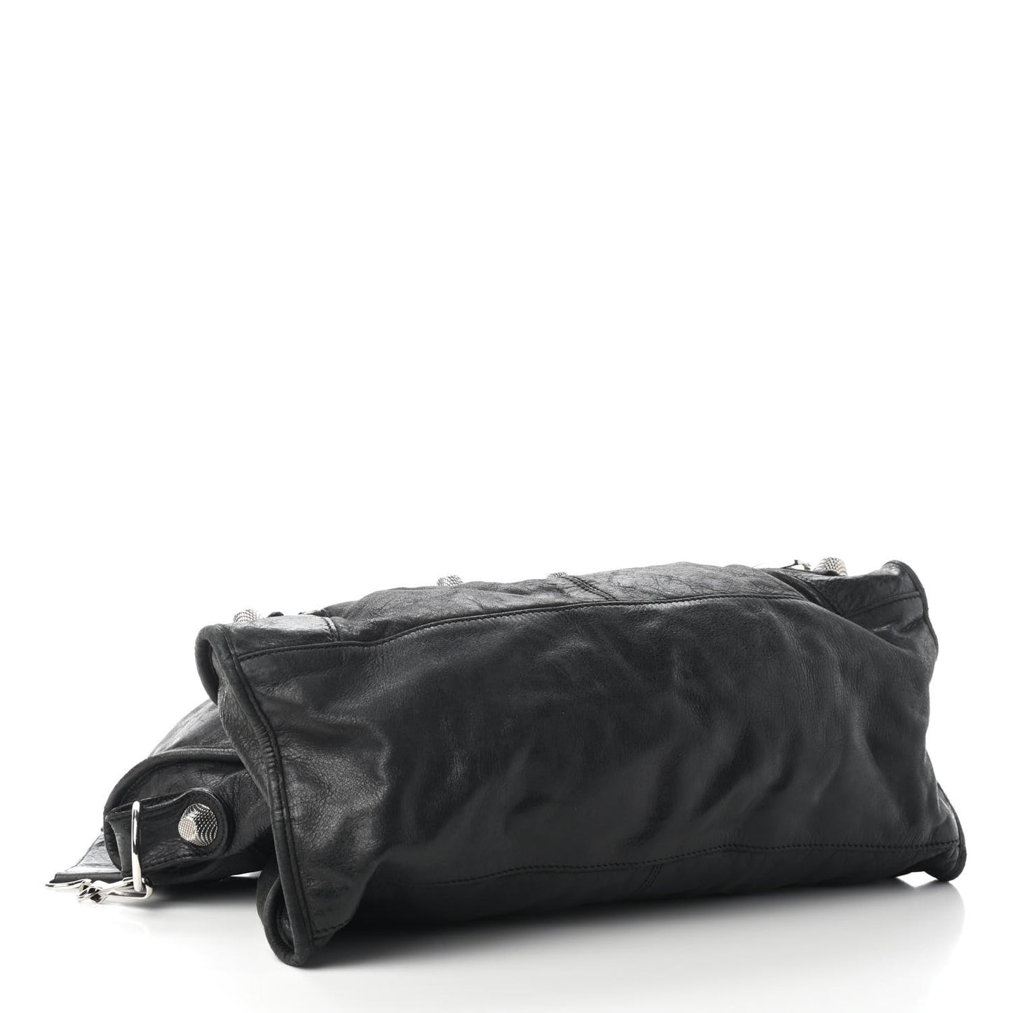 Agneau Giant 21 Silver Hardware Part Time Black