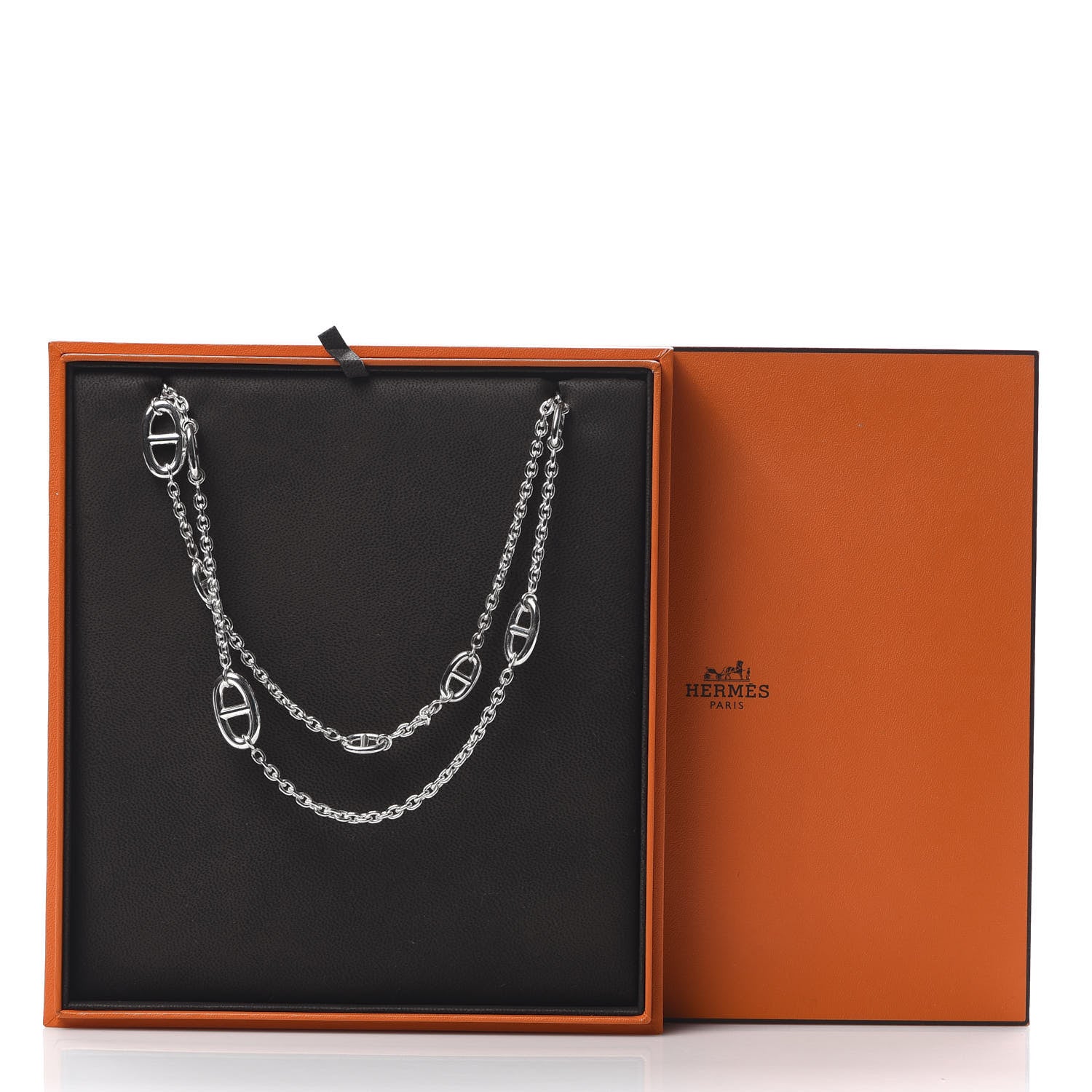 Hermes Sterling Silver Farandole Necklace 120 5 of 5