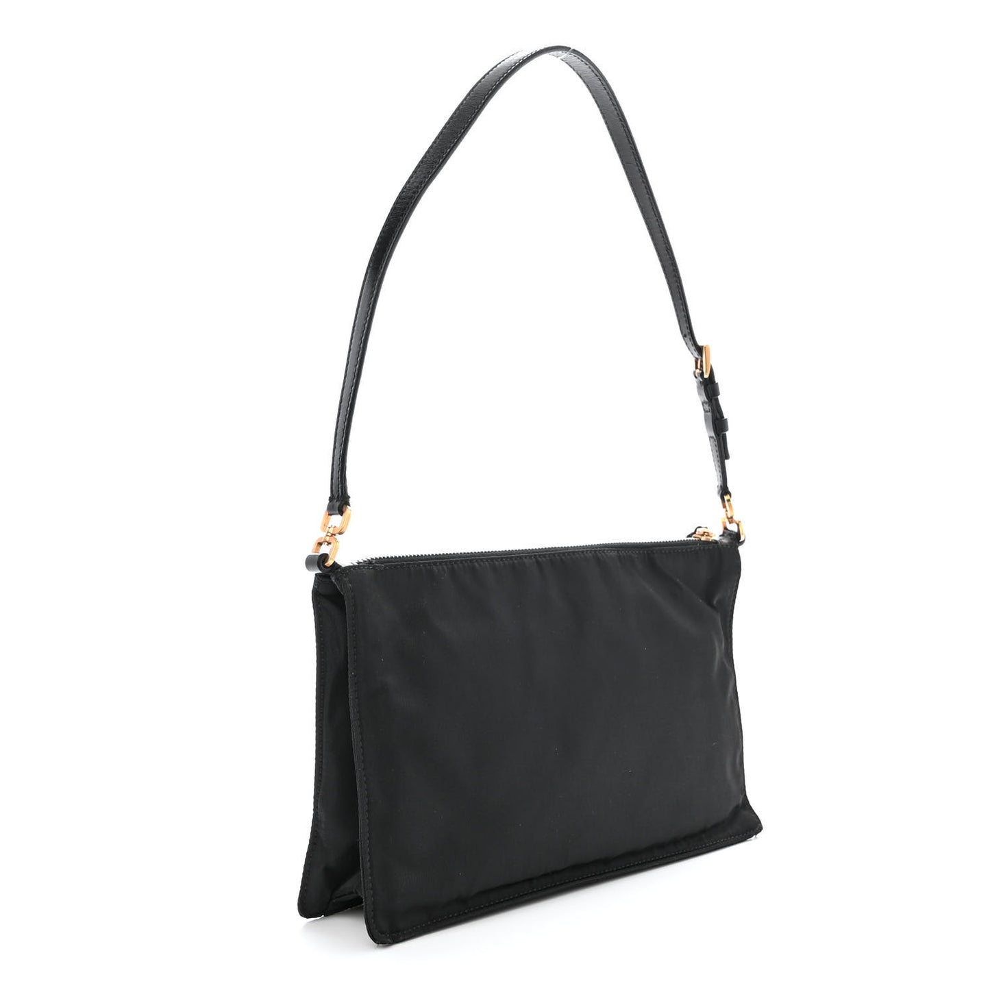 Tessuto Nylon Saffiano Pochette Black