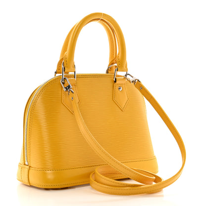 Louis Vuitton Epi Alma BB Citron 3 of 10
