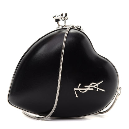 Saint Laurent Calfskin Monogram Love Box Bag Black 1 of 10