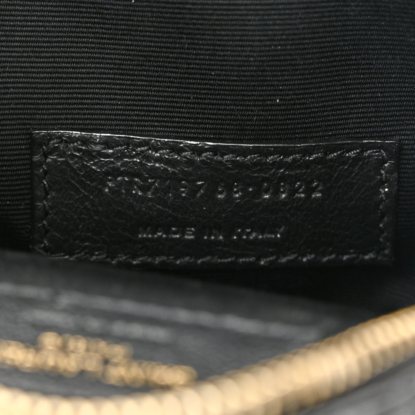 Patent Crocodile Embossed Round Belt Bag Black