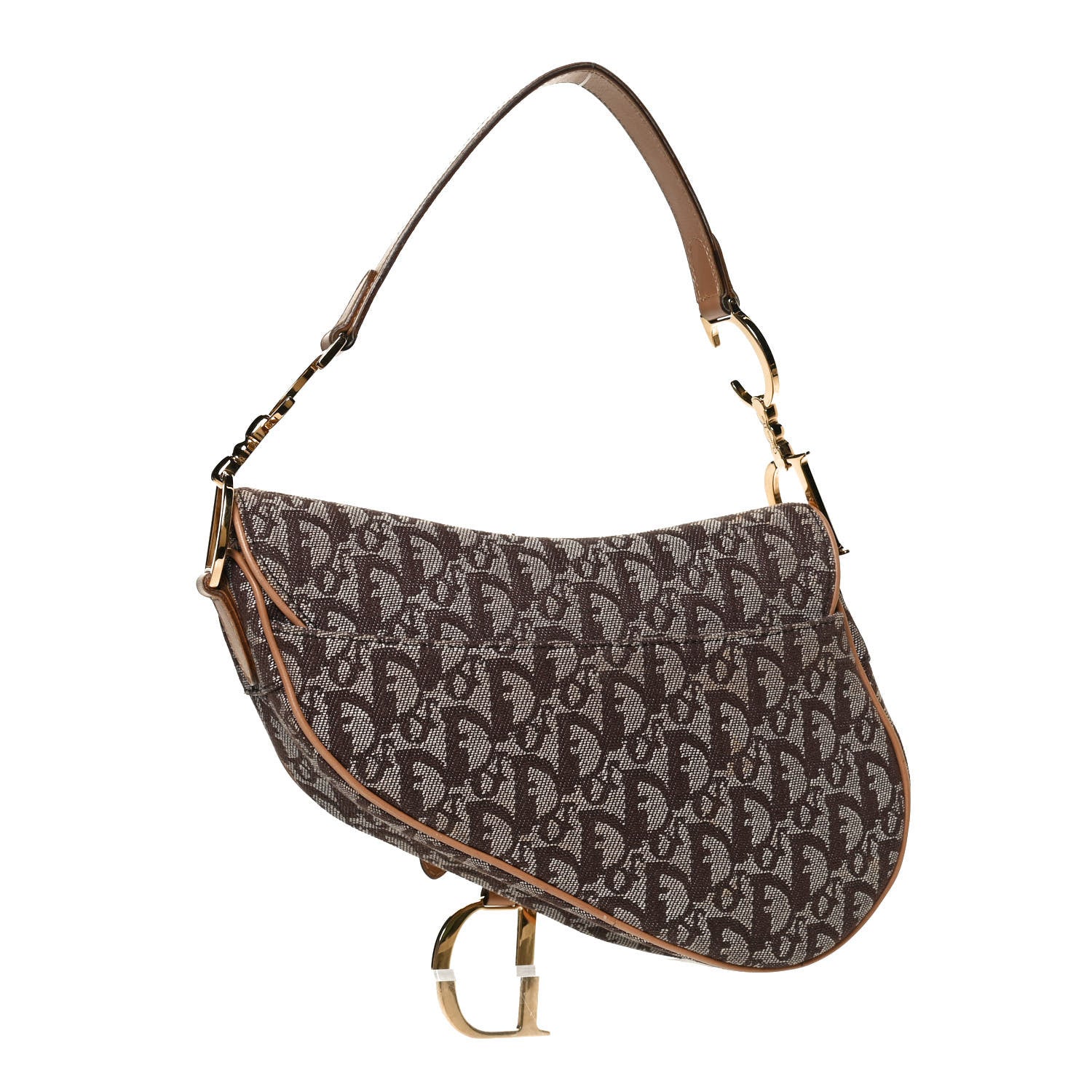 Christian Dior Monogram Saddle Bag Brown 3 of 10