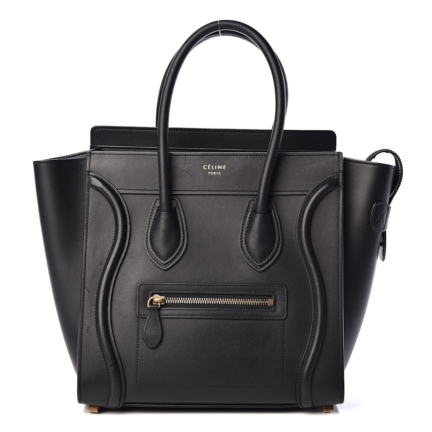 Smooth Calfskin Micro Luggage Black