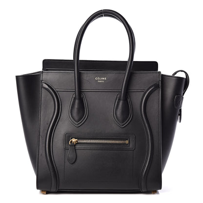 Celine Smooth Calfskin Micro Luggage Black 1 of 16