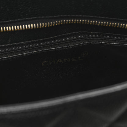 Chanel Caviar Quilted Medallion Tote Black 6 of 11