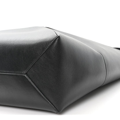 Loewe Shiny Calfskin Medium Puzzle Fold Tote Black 9 of 9