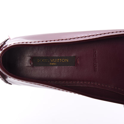 Louis Vuitton Patent Calfskin Oxford Ballerina Flats 34.5 Amarante 9 of 9