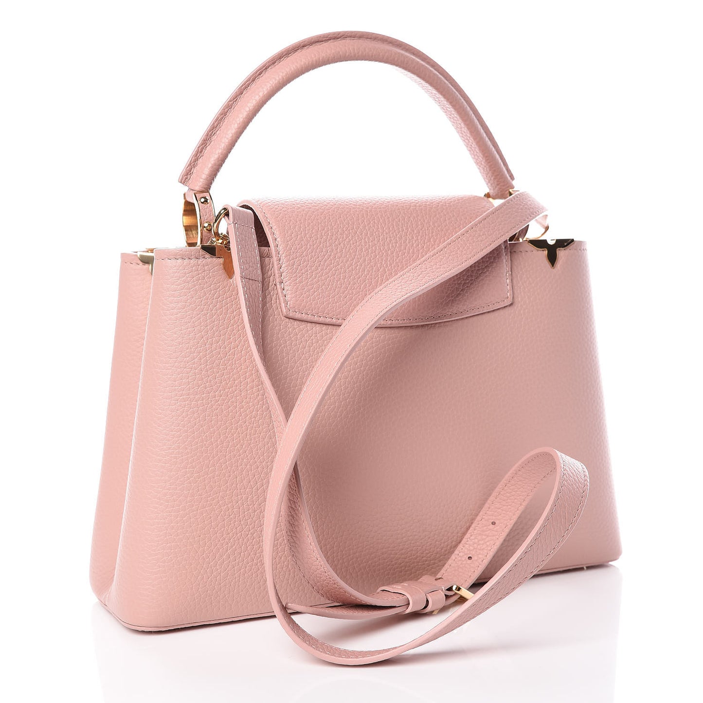 Taurillon Embellished Capucines PM Magnolia
